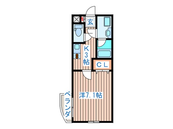 ヴュ・パノラマの物件間取画像